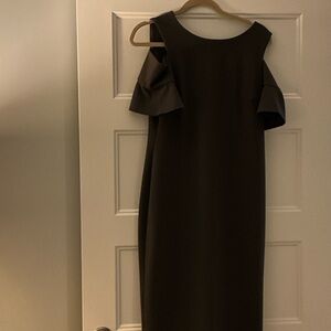 Calvin Klein Collection Black One Shoulder Sheath Dress